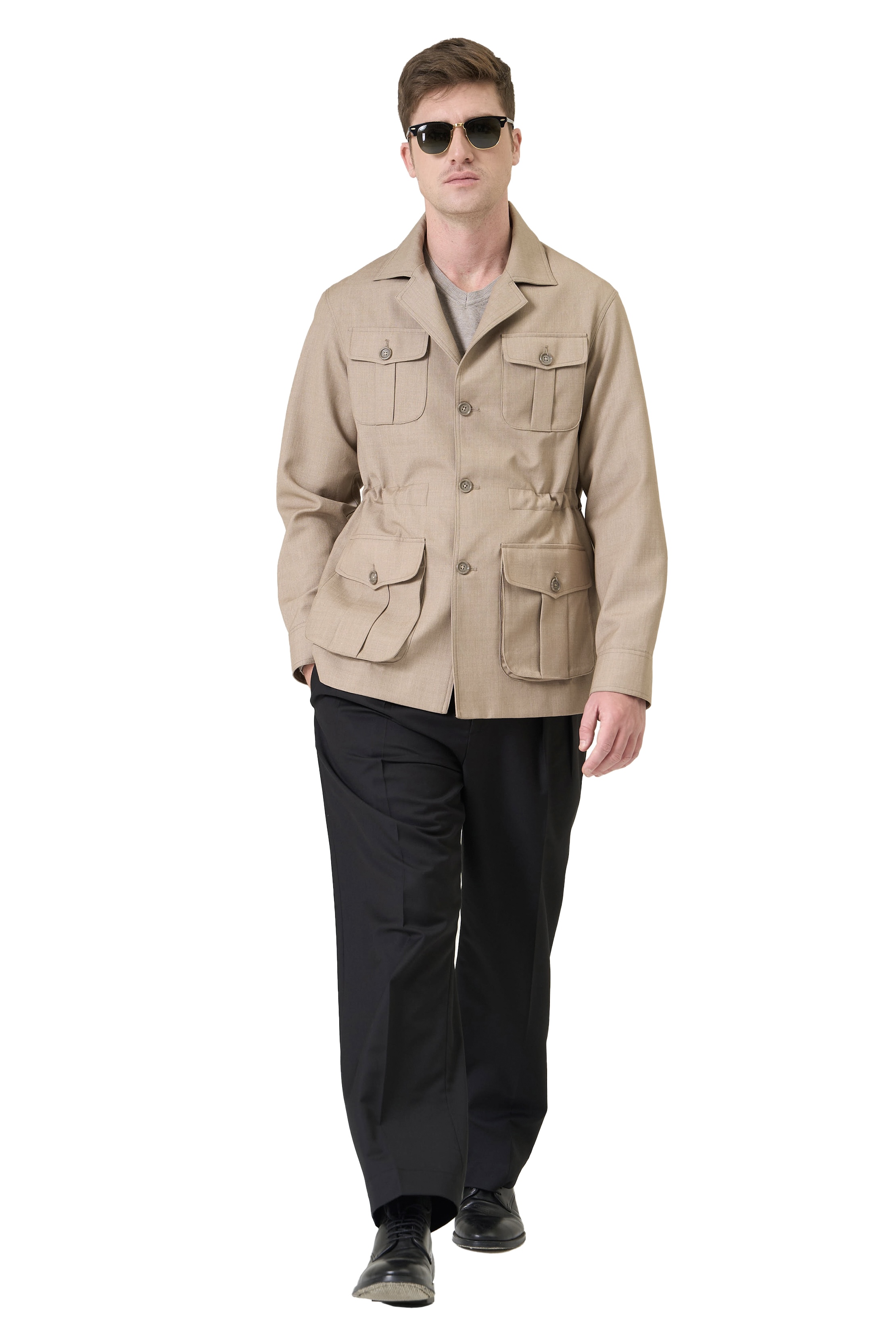 BENNET JACKET - LIGHT BROWN 