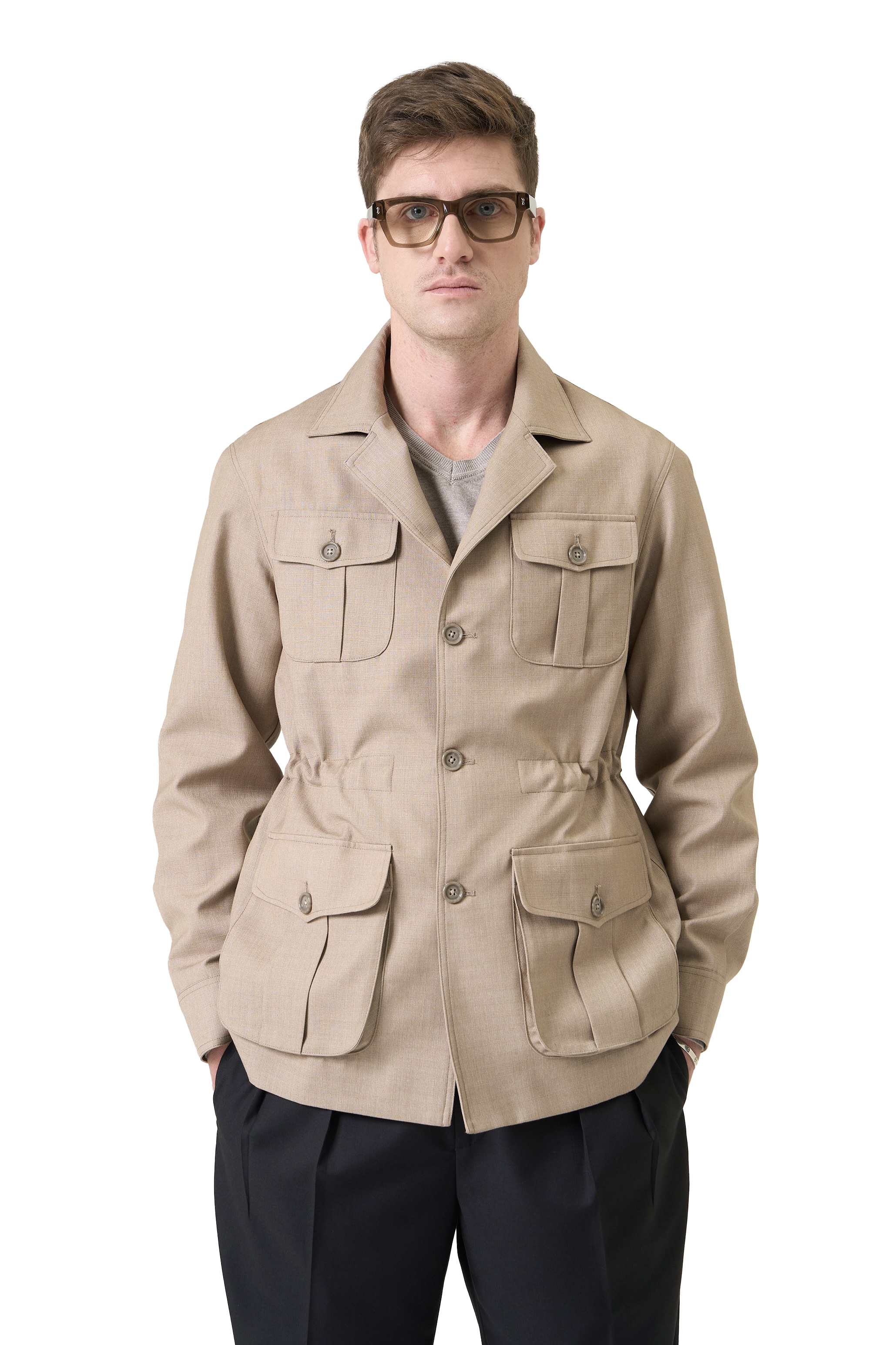 BENNET JACKET - LIGHT BROWN 