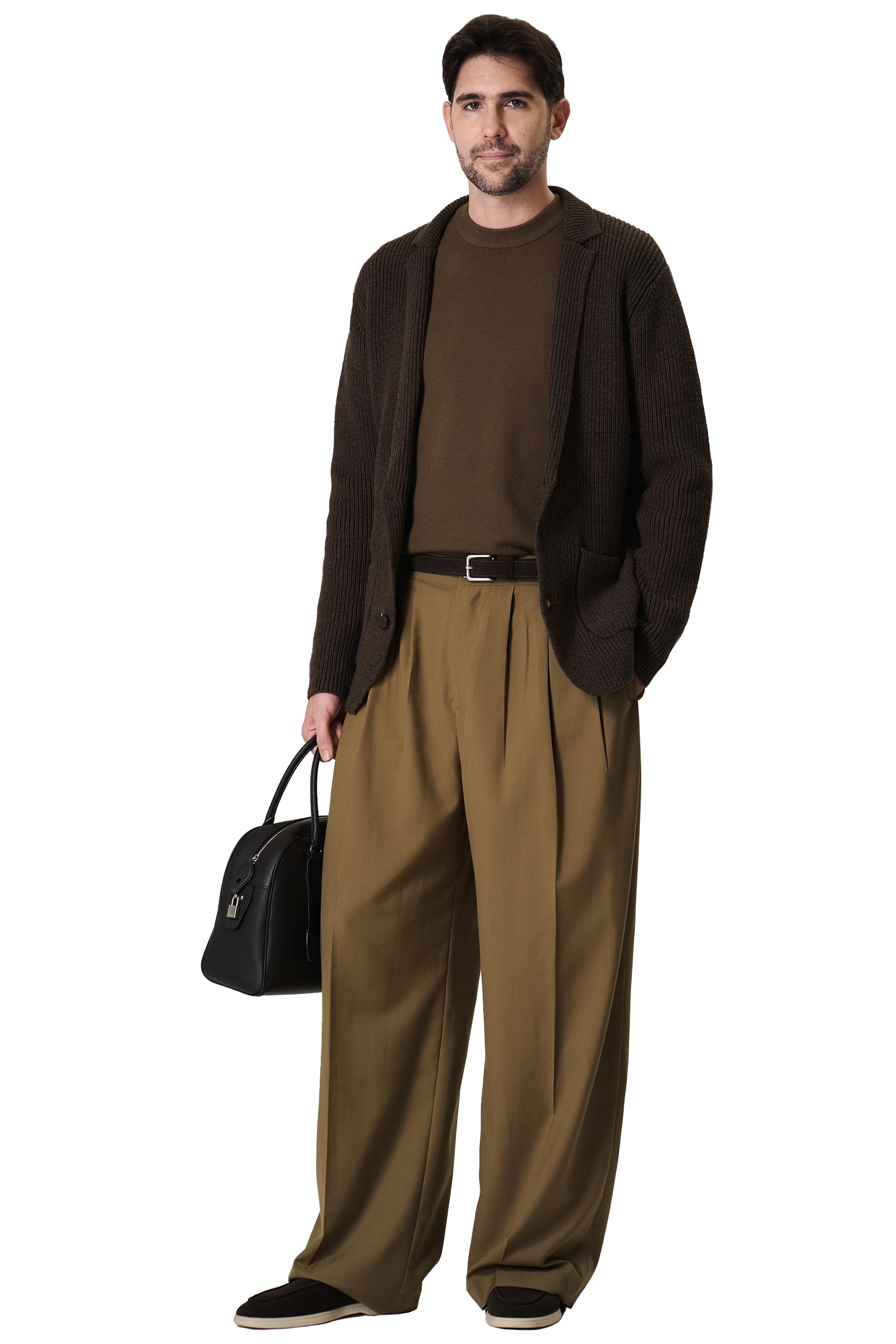 NEWTON CARDIGAN - BROWN