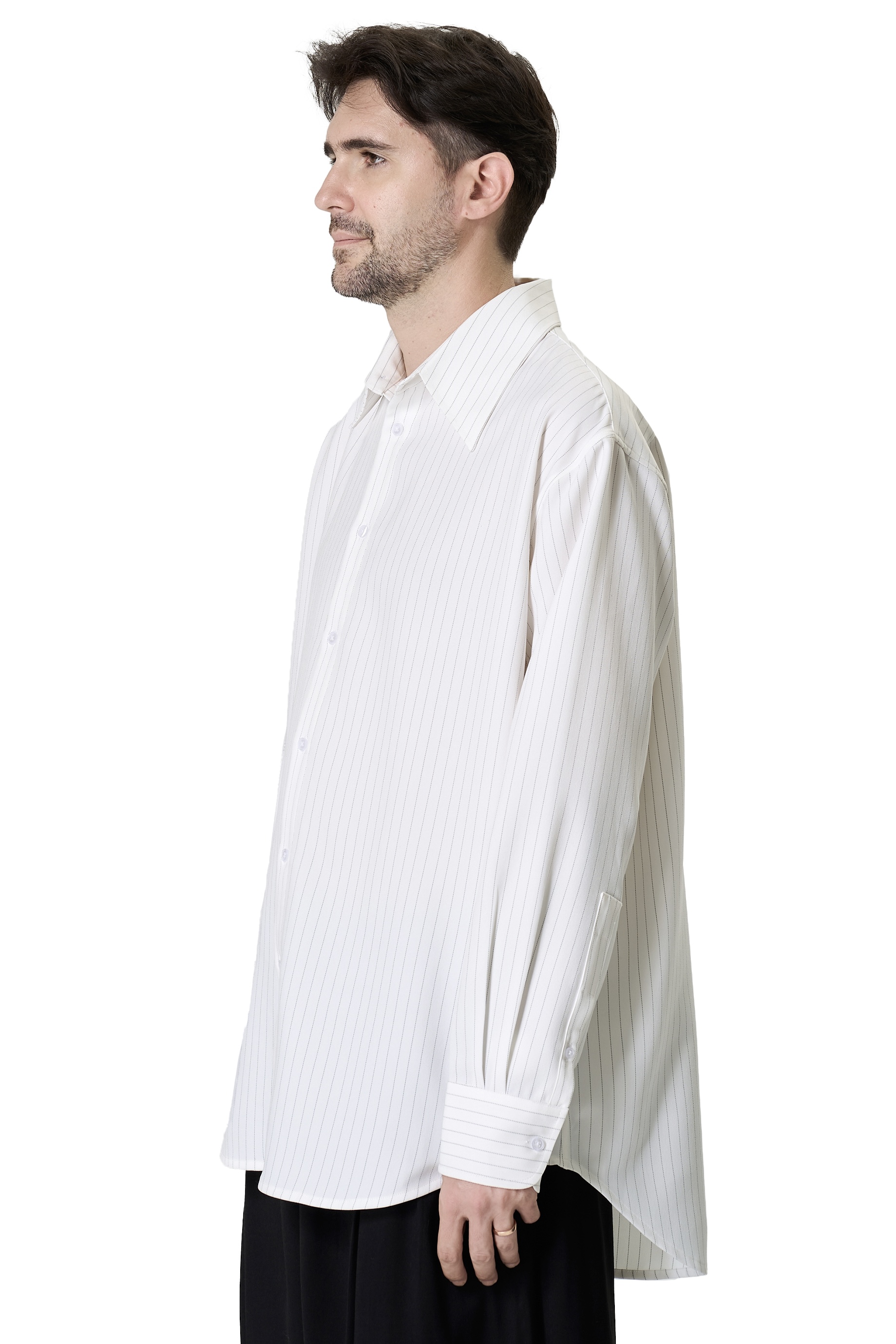 CARL SHIRT - WHITE STRIPED