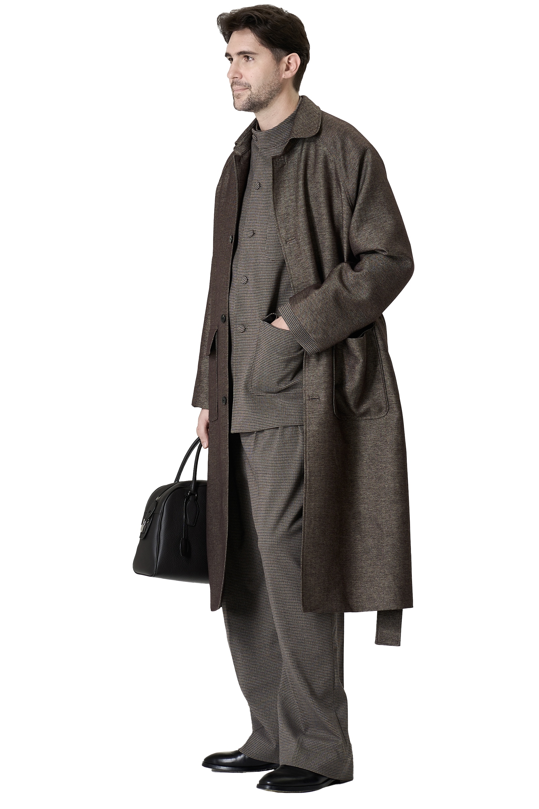 BURNHAM COAT - BROWN 